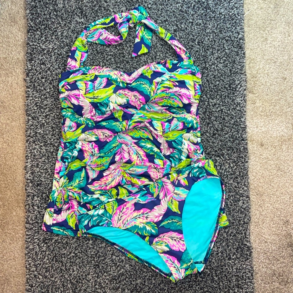 Sunseeker floral tankini swimsuit s 10
